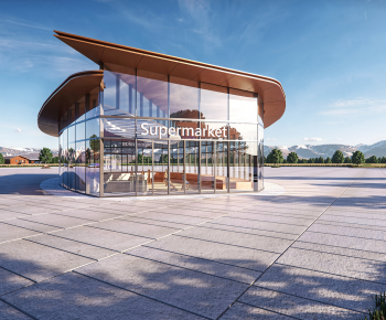 Modern Public Building-ID:921509034