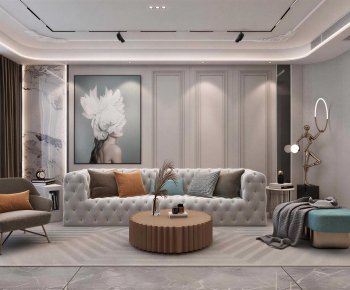 Modern A Living Room-ID:188745029
