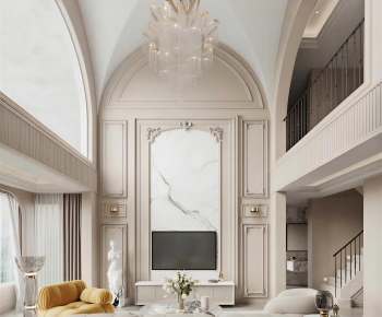 French Style A Living Room-ID:861619957