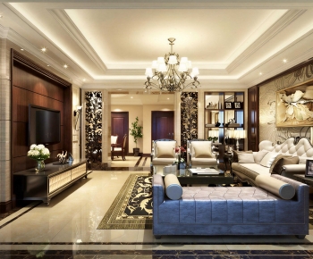 European Style A Living Room-ID:785570179