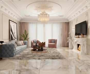 European Style A Living Room-ID:929790021