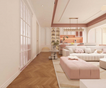 French Style A Living Room-ID:900201089