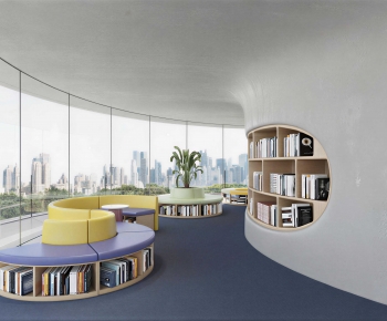 Modern Bookstore Book Bar-ID:422158006