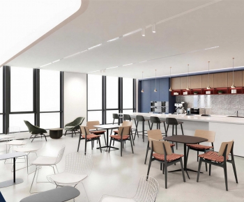 Modern Office Tea Room-ID:762043009