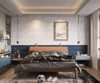 Modern Boy's Room And Son's Room-ID:162580015