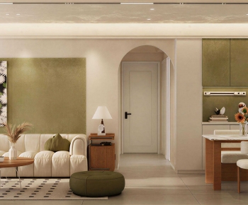 Modern A Living Room-ID:967519385