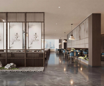 New Chinese Style Teahouse Tea House-ID:264396913