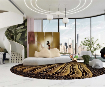 Modern A Living Room-ID:945229579