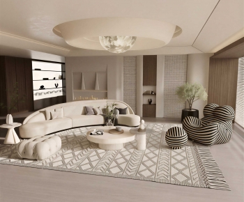 Modern A Living Room-ID:348015076