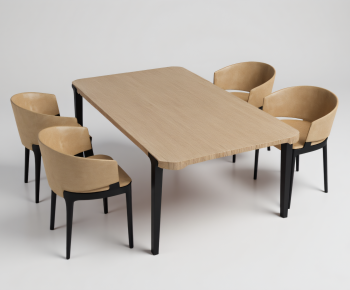 Nordic Style Dining Table And Chairs-ID:111280923