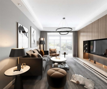 Modern A Living Room-ID:970909621