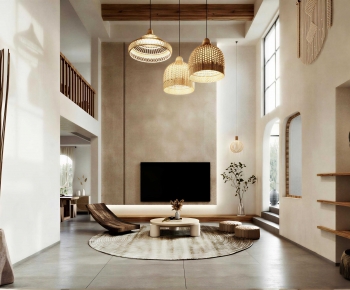 Modern A Living Room-ID:502245909