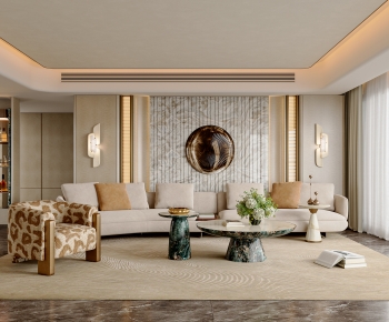 Modern A Living Room-ID:757200722