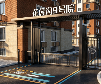 Modern Facade Element-ID:120574959