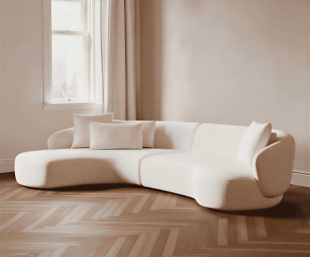 Modern Curved Sofa-ID:633147005