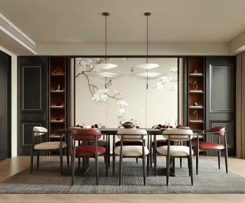 New Chinese Style Dining Room-ID:324553975