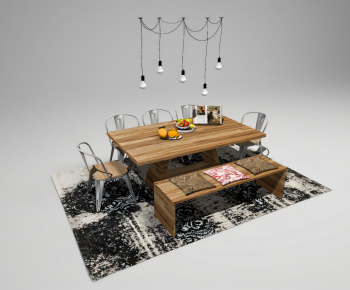 Modern Dining Table And Chairs-ID:682733068
