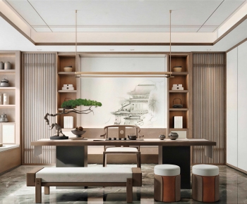 New Chinese Style Tea House-ID:450611181