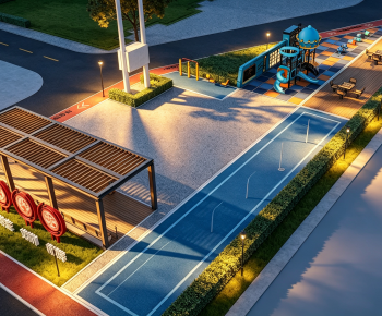Modern Park Landscape-ID:362019531