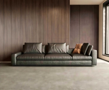 Modern Three-seat Sofa-ID:240358113