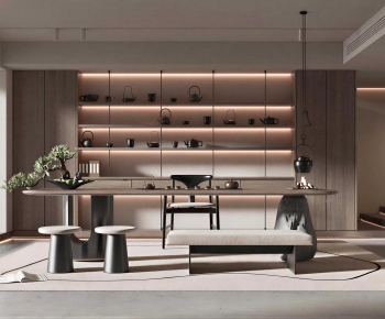 New Chinese Style Tea House-ID:590970041