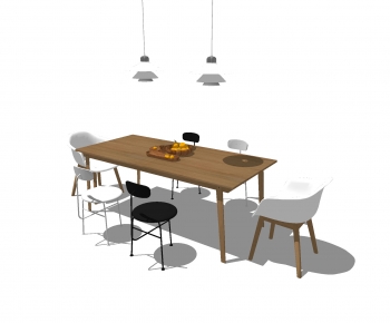 Modern Dining Table And Chairs-ID:909641983