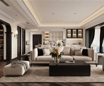 Modern A Living Room-ID:509483103