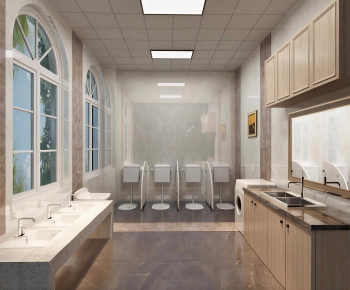 Modern Public Toilet-ID:705292945