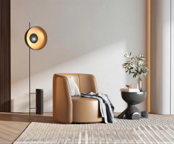 Modern Single Sofa-ID:637187969