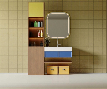 Modern Bathroom Cabinet-ID:827910908