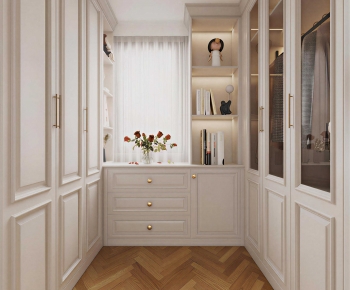 Modern Clothes Storage Area-ID:284224037