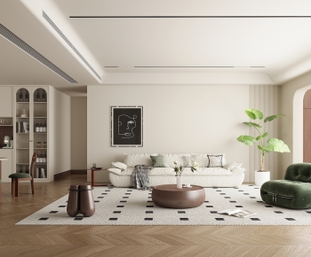 Modern A Living Room-ID:844505076