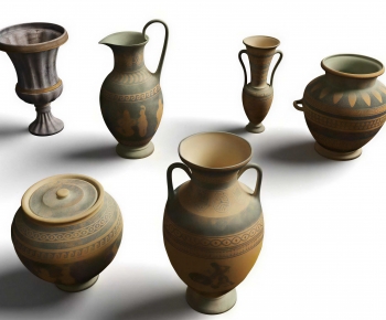 Wabi-sabi Style Clay Pot-ID:148083938