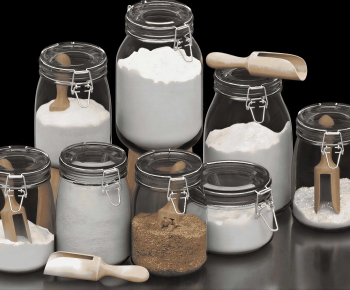 Modern Seasoning Jar-ID:997291098