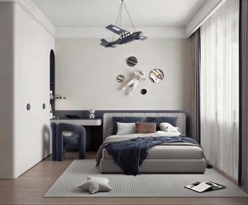 Modern Boy's Room And Son's Room-ID:767298945