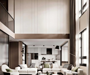 Modern A Living Room-ID:814145091