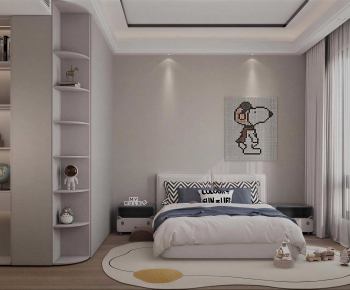 Modern Boy's Room And Son's Room-ID:770958907