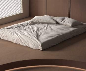 Modern Double Bed-ID:366797928