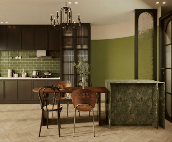 French Style Open Kitchen-ID:484786034