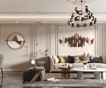 Modern A Living Room-ID:938066962
