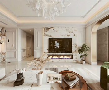 Modern A Living Room-ID:420691015