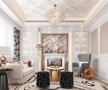 Modern A Living Room-ID:466121917