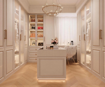 French Style Clothes Storage Area-ID:766839037