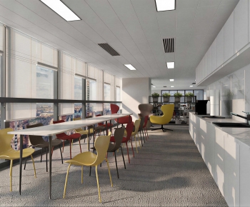 Modern Office Tea Room-ID:848412045