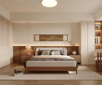 New Chinese Style Bedroom-ID:393897069