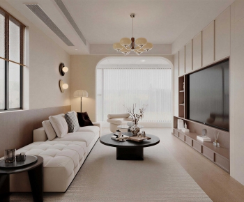 Modern A Living Room-ID:711545947