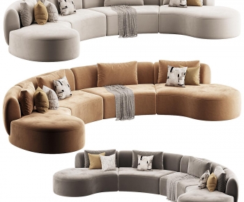 Modern Curved Sofa-ID:197293041