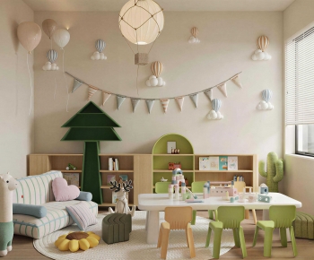 Modern Children's Room Activity Room-ID:451590065