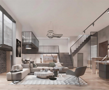 Modern A Living Room-ID:922123916