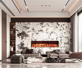 Modern A Living Room-ID:391416075